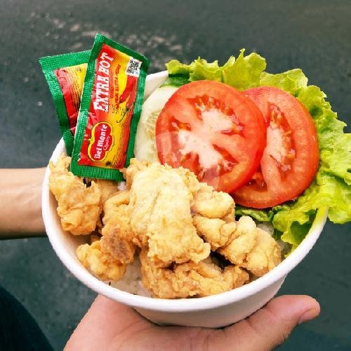 Rice Bowl Asam Manis menu Pecel Pincuk Khas Nganjuk, Kartasura