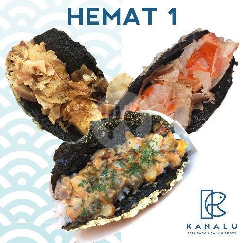 Salmon Mentai Nori Taco menu Kanalu Nori Taco, TP