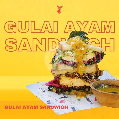 Bahn Mi Sandwich With Fries menu Monkeybar Smoothie & Juice, SCBD