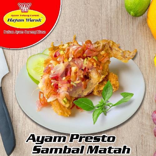 Ayam Presto Sambal Matah Ekor menu Ayam Tulang Lunak Hayam Wuruk, Gunawarman