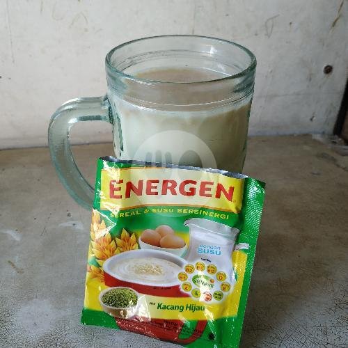 Energen Kacang Ijo menu Mie Ayam dan Bakso Mbak Purwati, Lidah Kulon