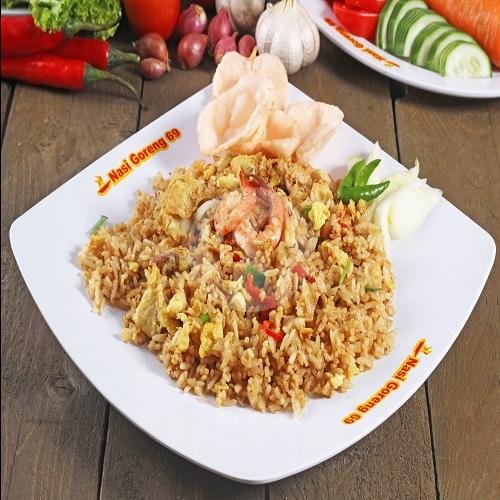 Nasgor Pete menu Nasi Goreng 69, Sunrise Mojokerto