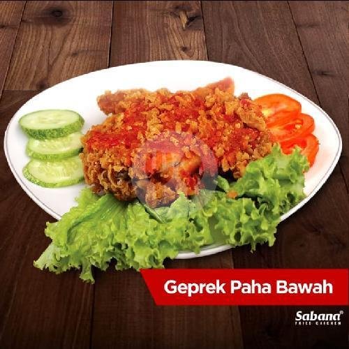 Daprek Nasi menu Sabana Fried Chicken Kebon Baru Tebet, Tebet