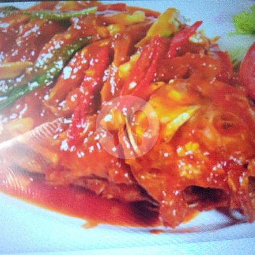 Gurameh Tahu Kuah Sayur Asin menu Santai Malam Along, Danau Sunter Utara