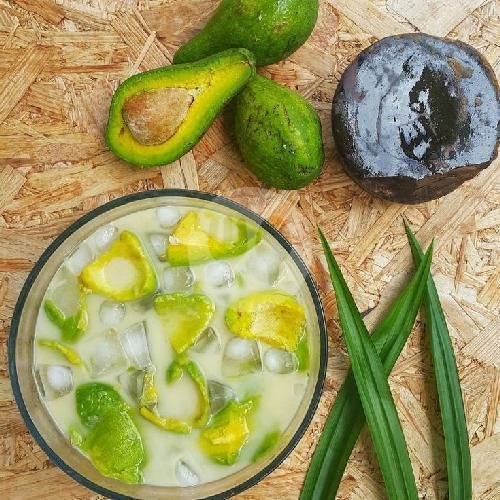 Es Kelapa Muda Gula Putih menu Es Campur Ibu Jumenah