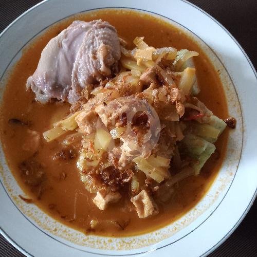 Lontong Sayur Ayam menu Bubur Ayam Jakarta Bu Tyas