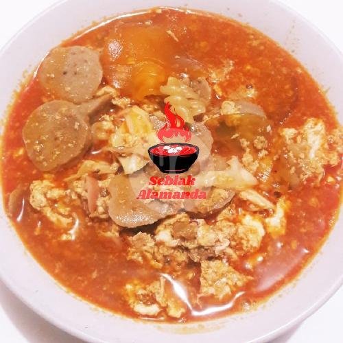 Seblak Bakso menu Seblak Alamanda, Kedungwuni
