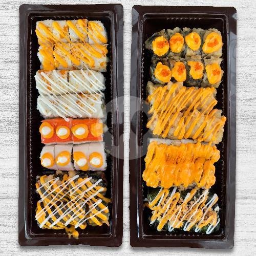 Beef Chicken Roll menu Tanoshii Sushi, Galaxy Foodcourt
