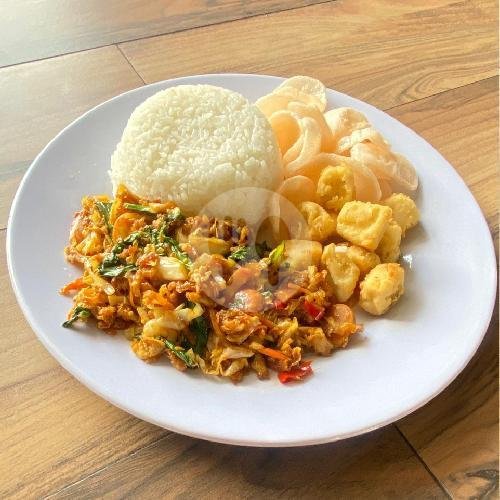 Baked Rice menu Burjo Kane, Semarang