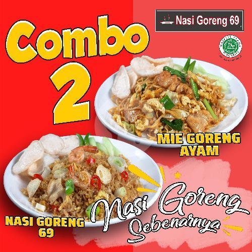 Combo 2 menu Nasi Goreng 69, Sunrise Mojokerto