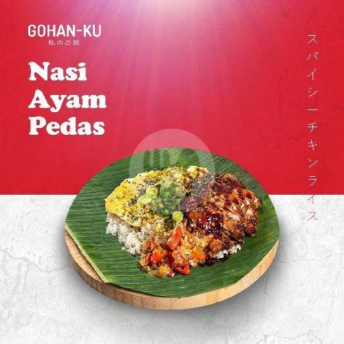 Nasi Ayam Kari menu Gohan Ku, Cijerah