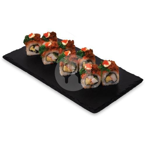 Inari Salmon Spicy Sushi menu Sutakku Sushi & More