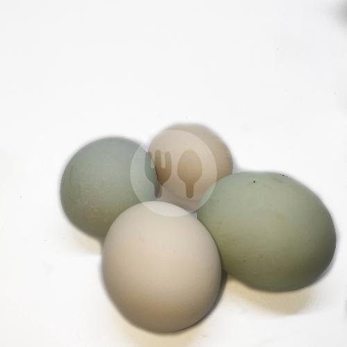 Telor 1/2 Matang (3 Telur Ayam Kampung) menu STMJ Bu Mun Nginden Pojok