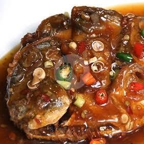 Ikan Kakap Laut Sauce Padang menu Omah Seafood, Podosugih