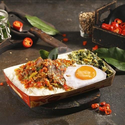 Sei Sapi Asap Sambal Matah (Reg) menu Nyapii - Sei Sapi Asap, Probolinggo
