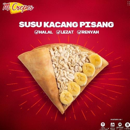 Crepes Susu Keju Kacang Coklat menu M Crepes, Sawahan