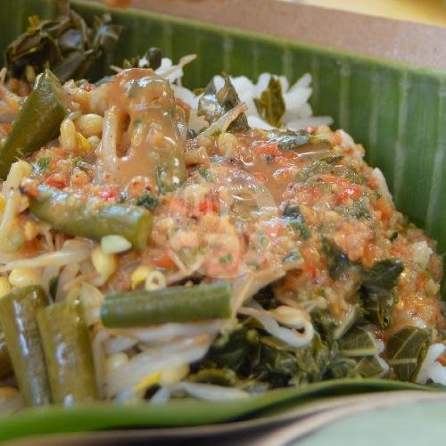 Nasi Pecel Tidak Pedas menu Pecel Winongo Sawojajar, Kedungkandang