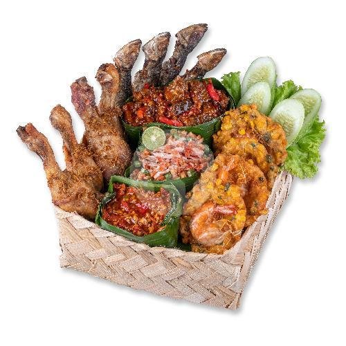 Sego Besek Krengsengan Daging 2-3pax +minum+kerupuk menu Sego Sambel Cak Uut, Sukun