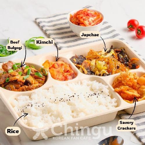 Chingu Bento 2 - Chicken Bulgogi menu Chingu Korean Cafe, Buah Batu