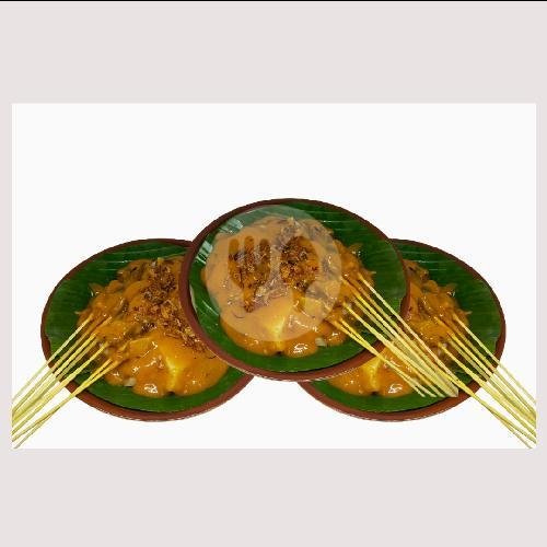 Ketupat menu Sate Padang Talago Jaya, Bendungan Hilir
