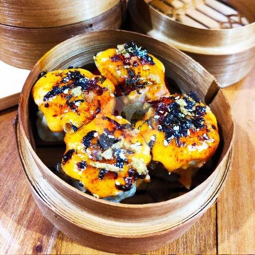Dimsum Mentai Mozzarella Cheese (5 pcs) menu Dimsum Kebul, Raya Pejuang