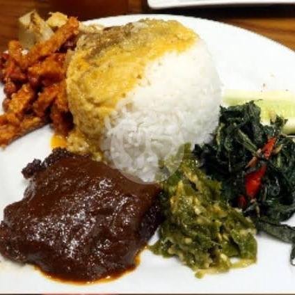 Nasi Ayam Goreng Gurih menu Nasi Padang RM Pondok Sari Jaya, Kamal Raya