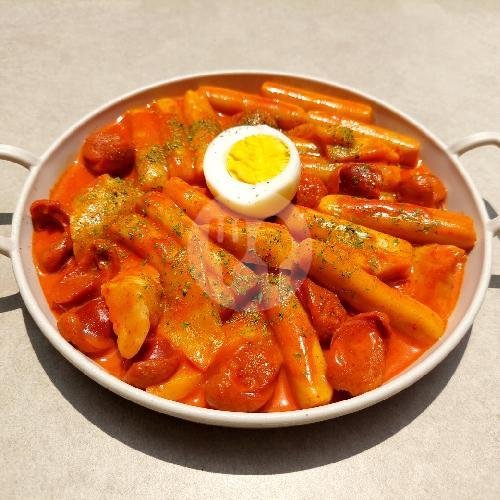 Creamy Rose Tteokbokki menu Namu Korean Cafe Solo, Grogol