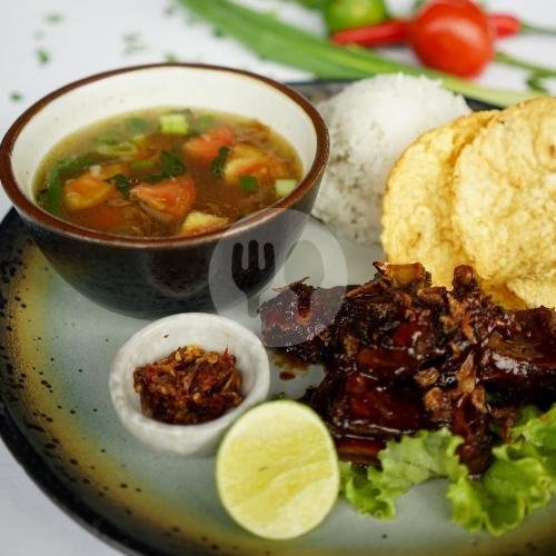 Beef Blackpepper Rice Bowl menu Luggo Cafe & Eatery
