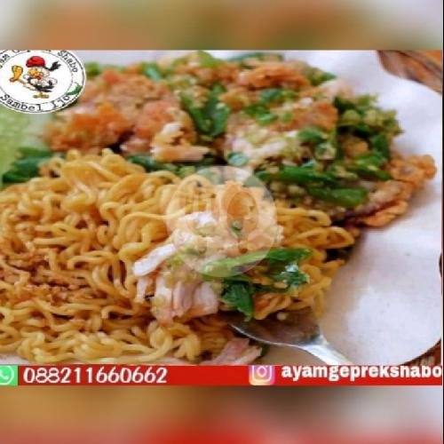 Ayam Geprek Shabo Komplit menu Ayam Geprek Shabo