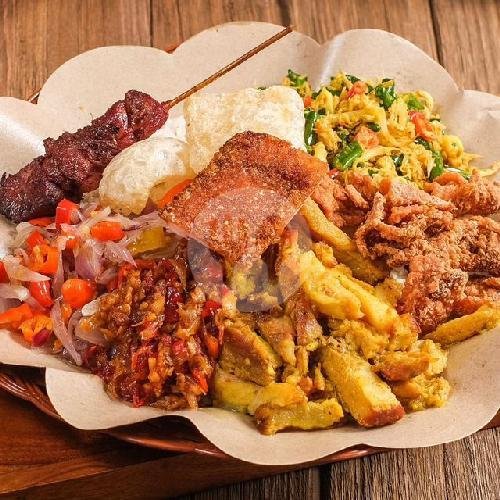 Nasi Campur Bigul Bali Special (Tanpa Nasi) menu Nasi Bigul Bali Bu Niluh, Pasar Baru