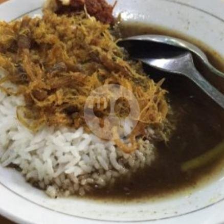 Rawon Dengan Atau Tanpa Nasi menu Empal Udang Dan Cumi Tuna Pedas Bu Tin, Tambaksari