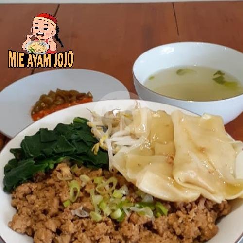Mie Bangka Pangsit menu Mie Ayam Bangka Jojo, Duren Sawit
