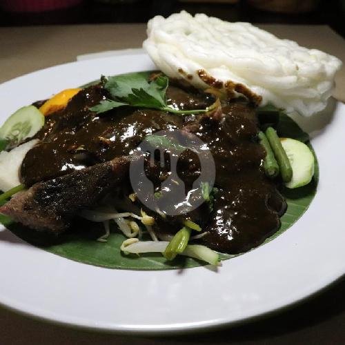 Nasi Rawon Lengkap menu Tahu Campur Cak Majid, Kemayoran