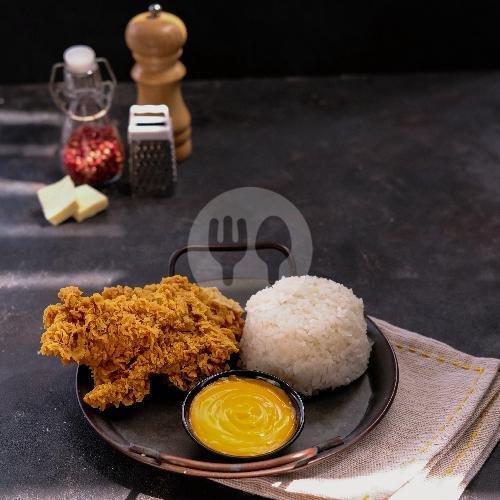 Es Susu Murni menu GOGO Fried Chicken, Galunggung Malang