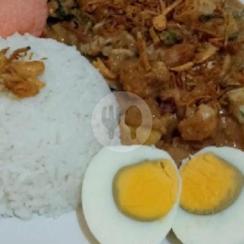 Nasi Putih menu Gado Gado Sekolah Korea, Sekolah Korea