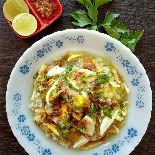 Soto Banjar KB + Nasi menu Soto Banjar KB (Karindangan Banar), Lowokwaru