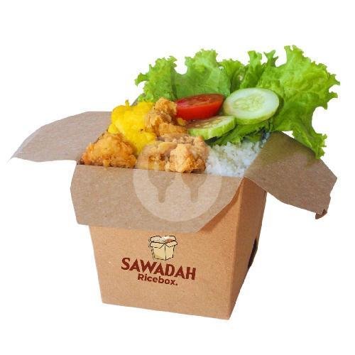 Paket Nasi Daun Jeruk Ayam Geprek menu Waroeng Ayam Jawara, Perintis Kemerdekaan