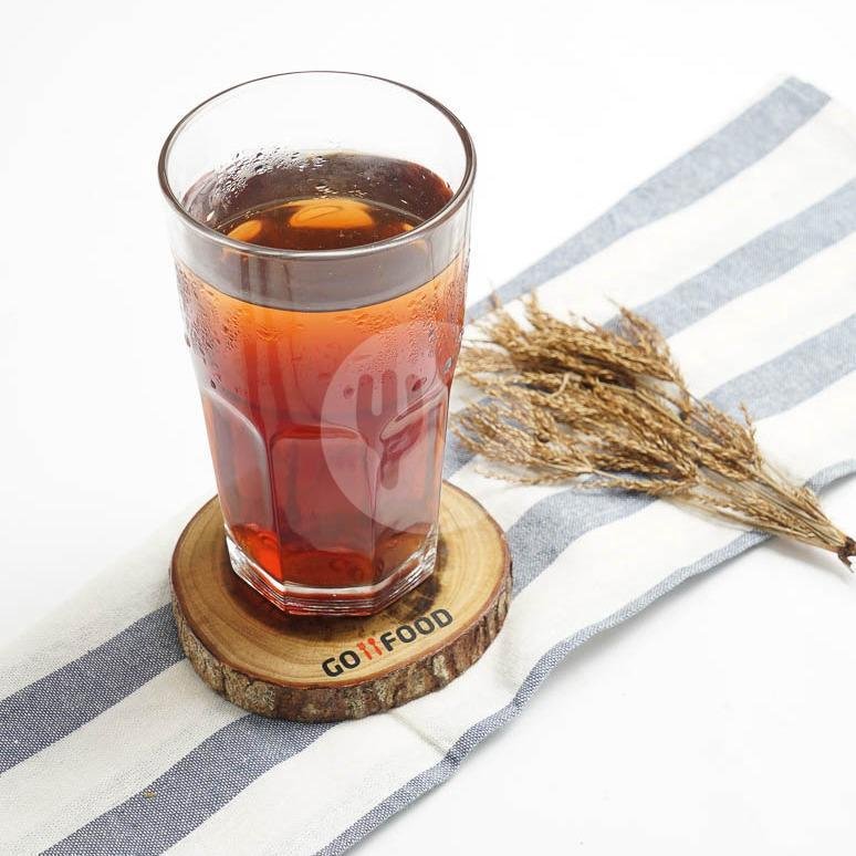 Jeruk Panas menu Mie Ayam Aiko, Baki