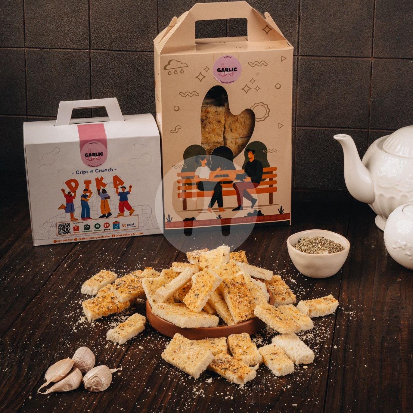 Snack Toast Pizza 150gr menu Dika Bakery & Cake, Pakualaman