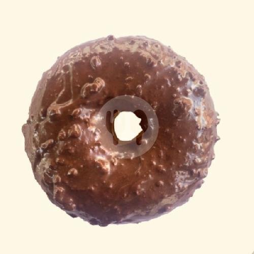 Coklat menu Donat Bakar Lembang
