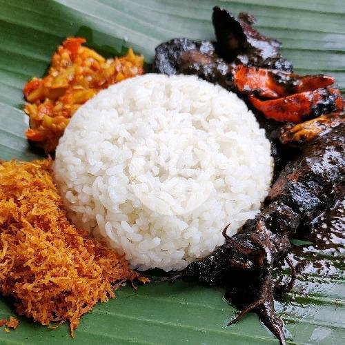 Nasi Empal Udang menu Dapur Bu Dewi Wiyung, Wiyung Brantas Permai