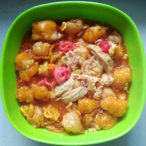 Seblak Tulang Campur menu Seblak Teh Nur, Bandung Kulon