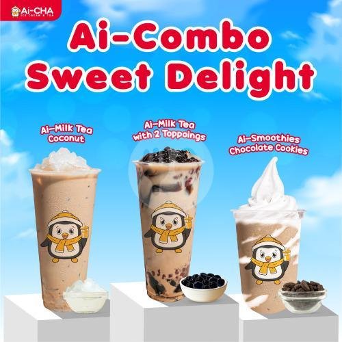 Ai-Combo Mixed menu Ai-CHA Ice Cream & Tea, Tanjung Duren