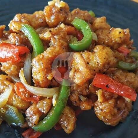 Sambal Cumi Asin + Nasi menu Rubi Cheezy, Koto Tangah