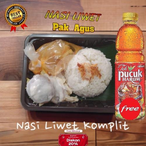 Nasi Liwet Komplit menu Nasi Liwet Pak Agus, Depok