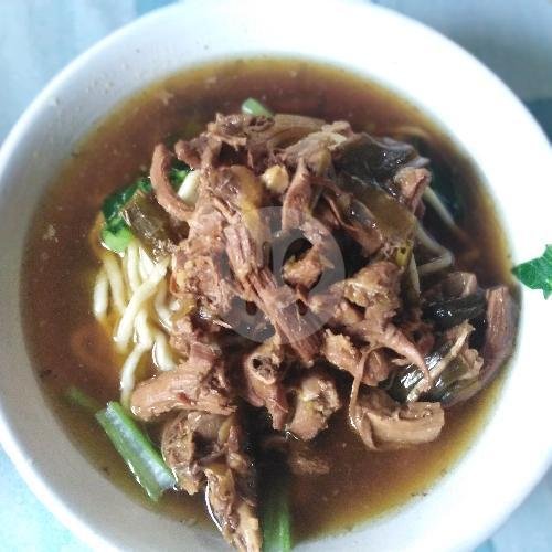 Mie Ayam Kepala menu Warung Mie Ayam Cak Roni, Rest Area Caruban