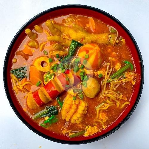 Seblak Sayap Level 1 menu NYEBLAK MIE TEH DEWI, Rogojampi, Pengatigan