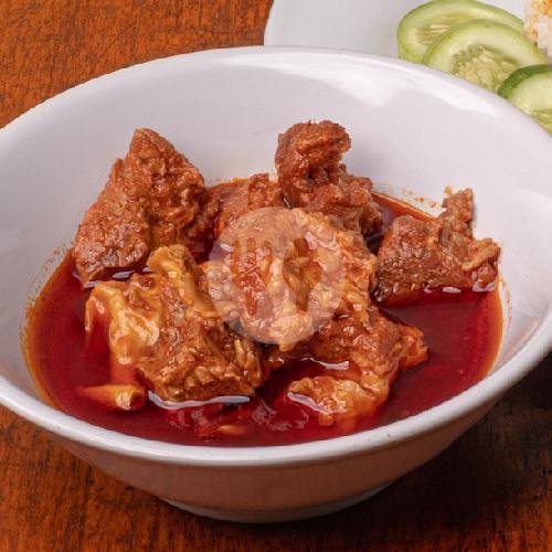 Porsi Cincang Jumbo + Sambel menu Lapau Nasi Mak Uncu, Dalem Kaum