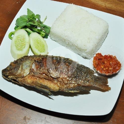 Nasi Lalapan Udang menu Pangestu Pecoro, Kadang Kidul