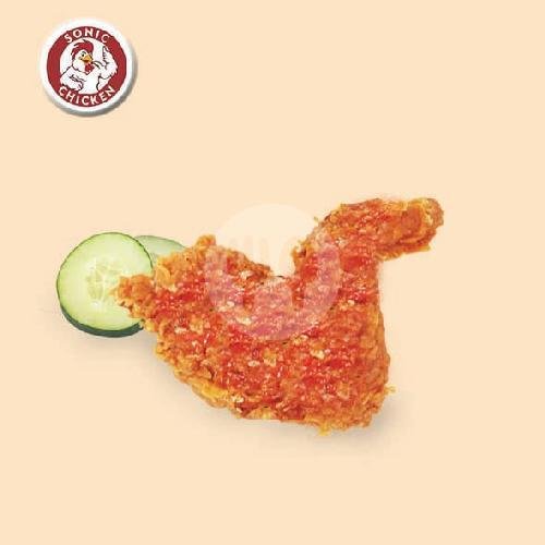 Geprek Paha Bawah menu Sonic Chicken Kagok, Slawi